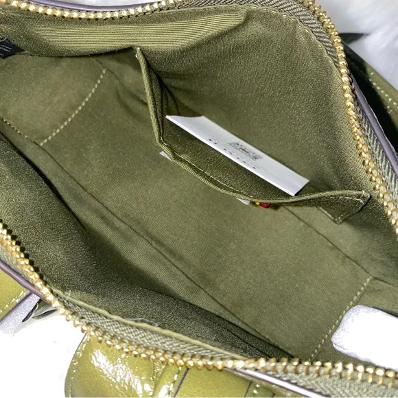 Coach leather purse Ashton Bag New olive color - Picture 12 of 14